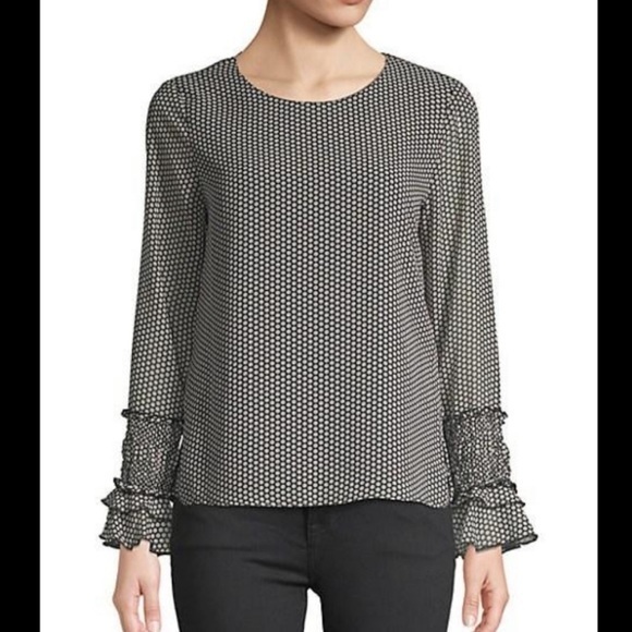 Nanette Lepore Tops - Nanette Lepore Polka Dot Blouse